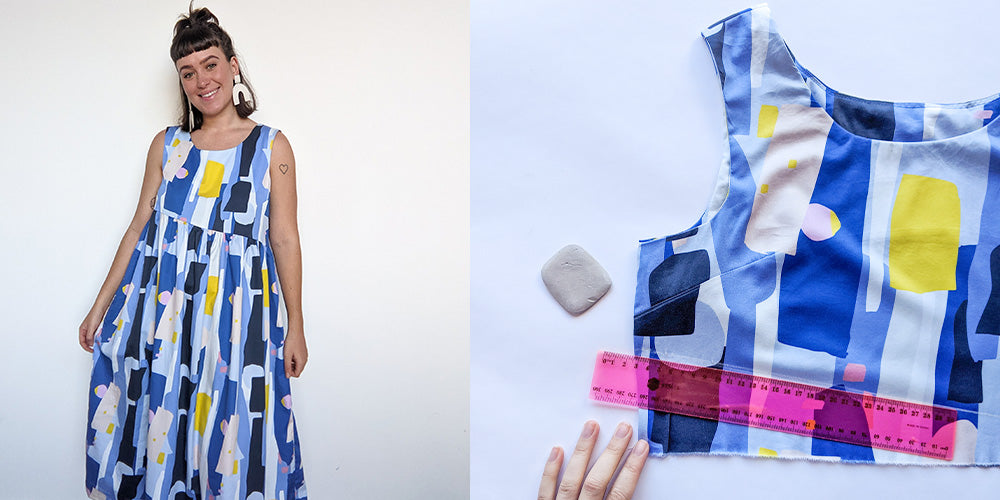 Sewing: Add an Asymmetric Bodice to Summer Dress