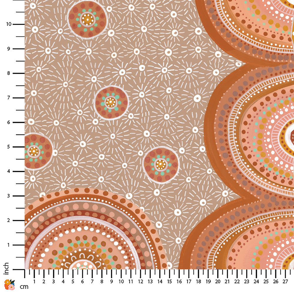 Holly Sanders Sacred Country Organic Midweight Cotton - Printed in Australia