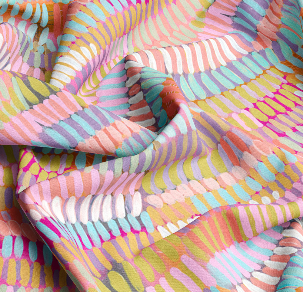 Sheree Smith Wabi Sabi Tencel Linen - Australian Printed