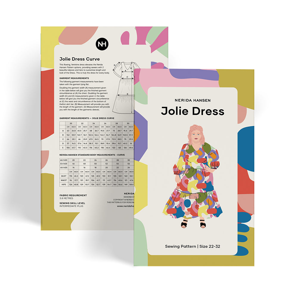 Jolie Dress Sewing Pattern Curve