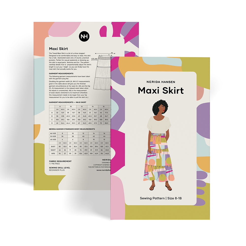 Maxi Skirt Sewing Pattern