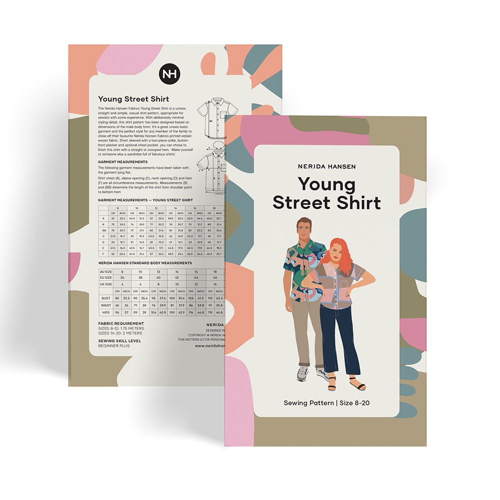 Young Street Shirt Sewing Pattern