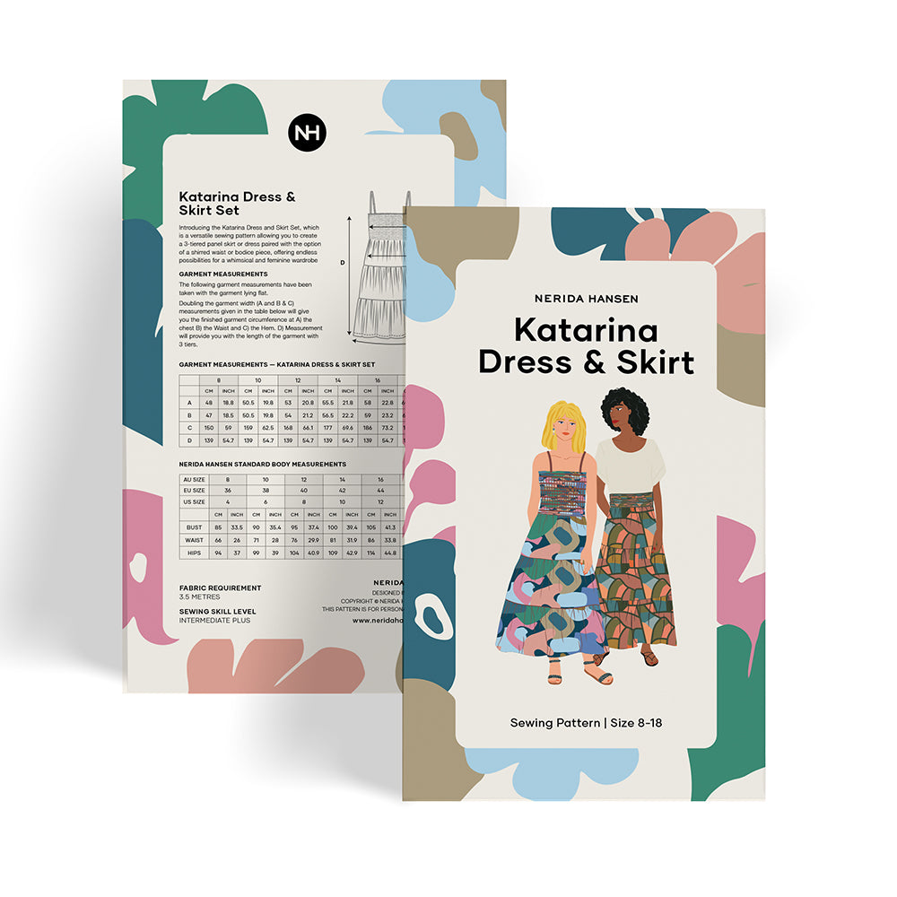 Katarina Dress and Skirt Sewing Pattern